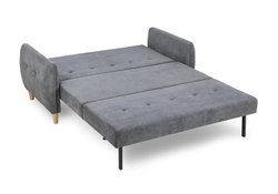 Диван-кровать Лея, спальное место 138х198, велюр, еврокнижка