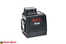 Лазерный уровень PLE-5A (раб.диап.45м, измер.360°, работа 4,5ч, бат в компл, з.лаз, сумка, магн.крепл)