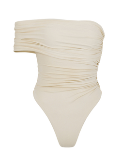 Боди asymmetrical cream