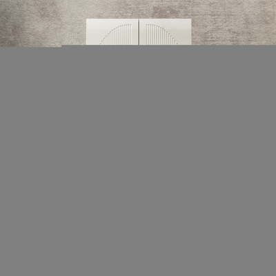 Шкаф Агератум МДФ двухсекционный Лайн флай (0,27) А10029 матовая - Орех Экко 9459  100*45*260