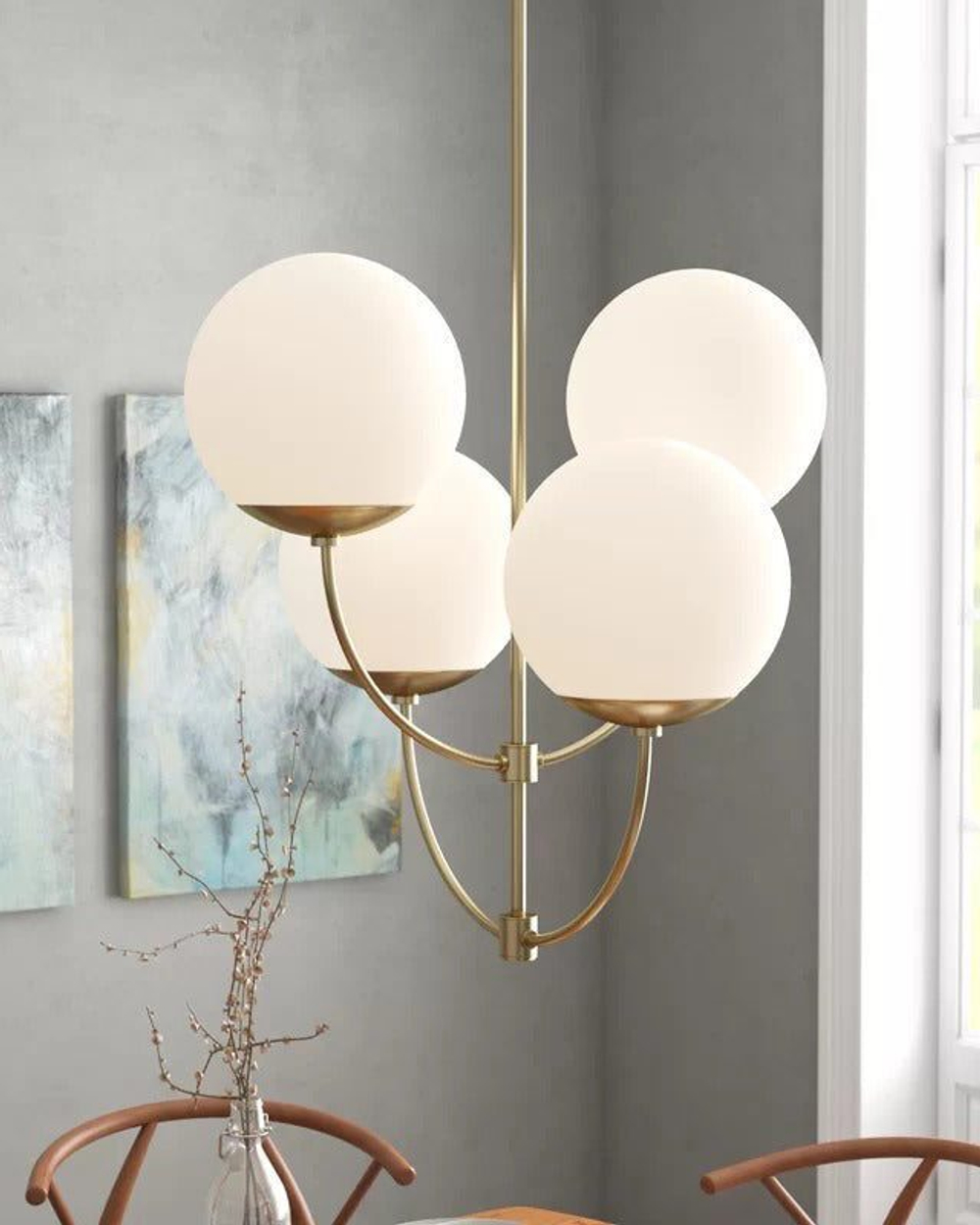 Золотая люстра “Харви”