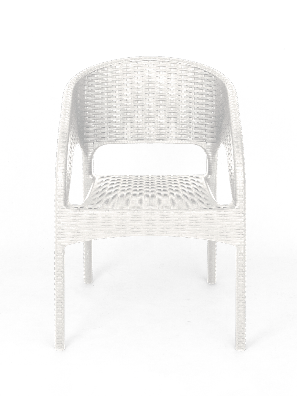 Кресло пластиковое Ola Dom арт.K-GS02 (белое)