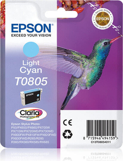 Epson Hummingbird T0805 струйный картридж 1 шт Подлинный Светло-голубой C13T08054021