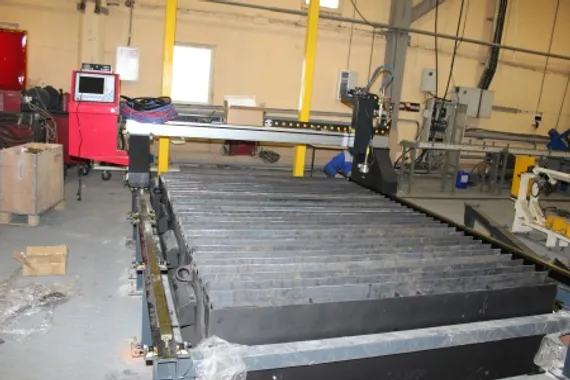 Вытяжной стол для термической резки, СЛОТ-СТОЛ