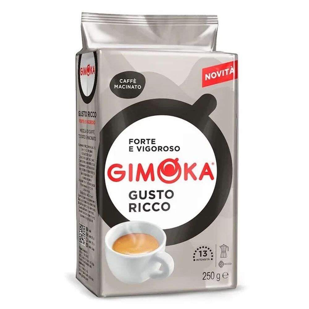 Кофе молотый Gimoka Gusto Ricco, 250 г