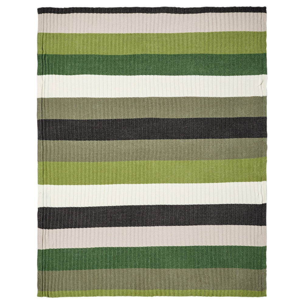 IKEA FJÄLLTRIFT  (ИКЕА ФЙÄЛЛТРИФТ)  -  Одеяло, серое/зеленое, 130x170 см