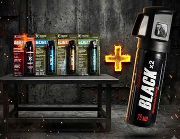 Купи любой перцовый баллончик — забери Black x2 со скидкой -50%.