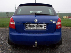 Фаркоп оцинкованный Galia S081A для Skoda Fabia хетчбек 2000-2007, 2007-2014(паспорт и сертификат в комплекте)(без электрики)