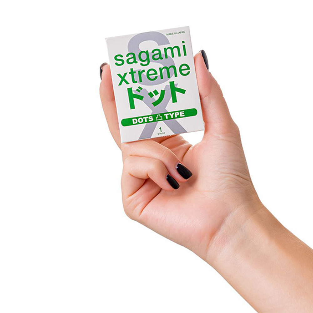 Презерватив с точками Sagami Xtreme Type-E 1шт