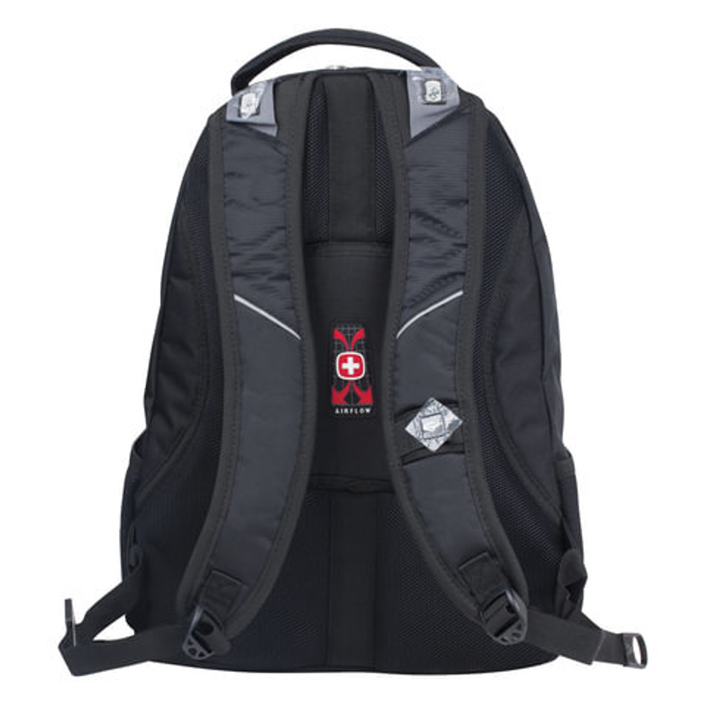 Рюкзак WENGER, универсальный, черный, красные полосы, "Rad", 30 л, 35х20х47 см, 1178215