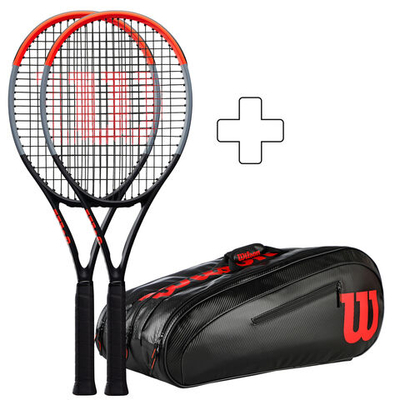 Теннисная ракетка Wilson 2 X Clash 100 Pro (Tour) Plus Tennis Bag