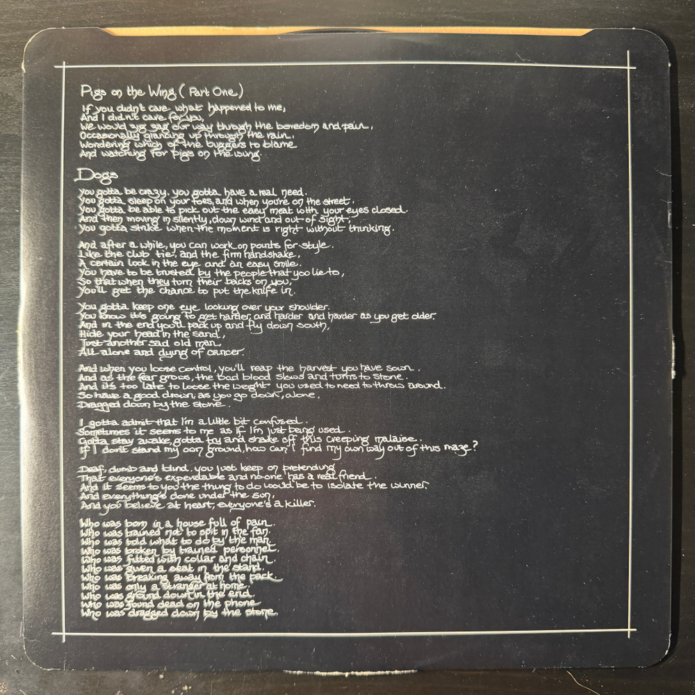 Pink Floyd ‎– Animals (Англия 1977г.)