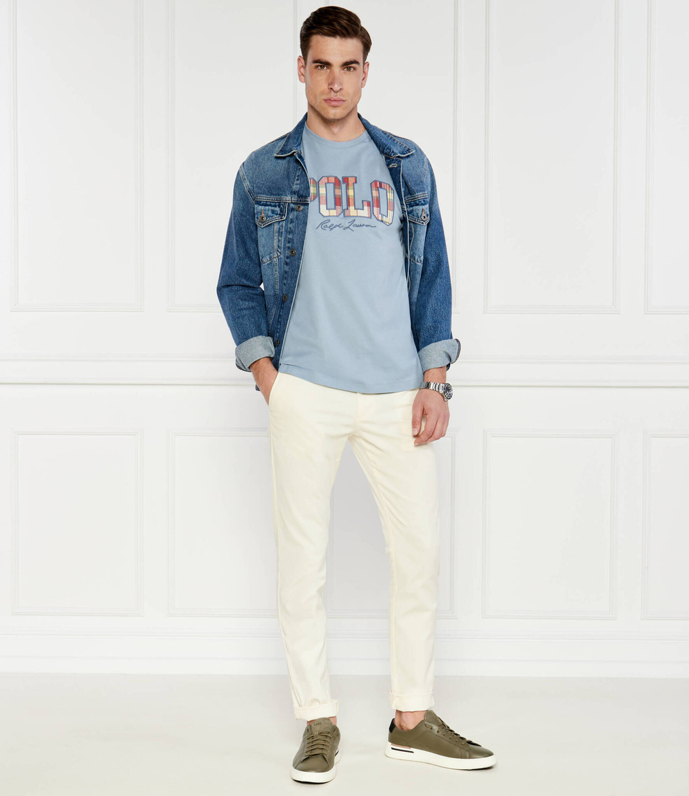 Футболка POLO RALPH LAUREN - голубой(710941855)