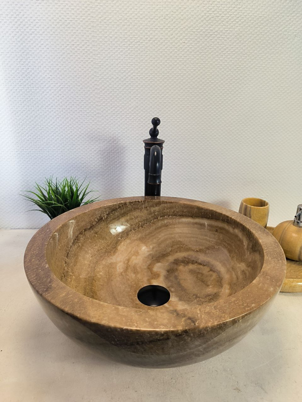 Раковина из оникса Bowl Sunset BO-65634 (45*45*17) из натурального камня