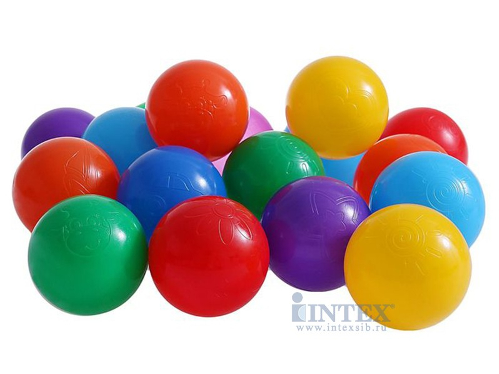 Цветные шарики для сухого бассейна 7,5 см 100 шт.