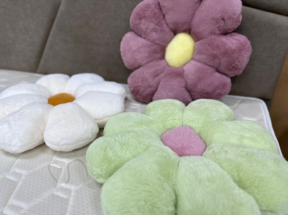 Подушка Декор РОМАШКА ПЛЮШ