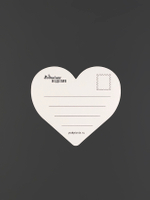 Открытка Сердце Ты Я розовая