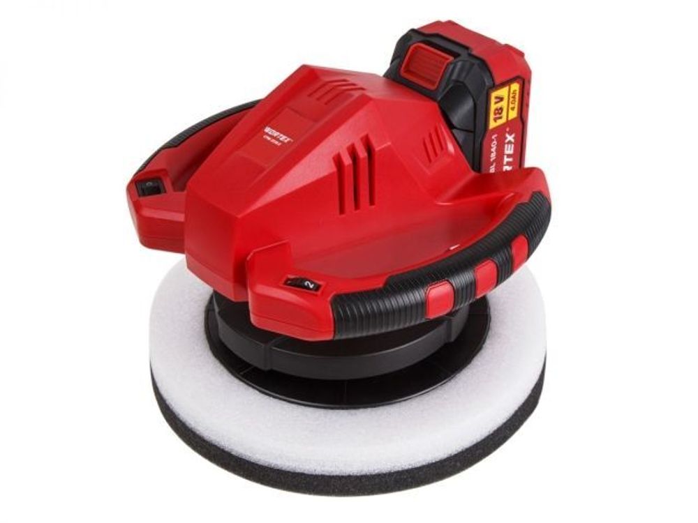 Аккуммуляторная полировальная машина WORTEX CPM 2518 E в коробке