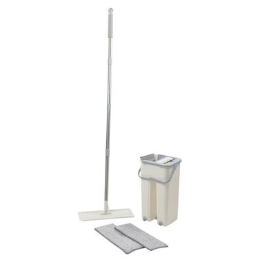 Швабра c телескопической ручкой в комплекте с ведром для отжима WMC TOOLS WMC-11