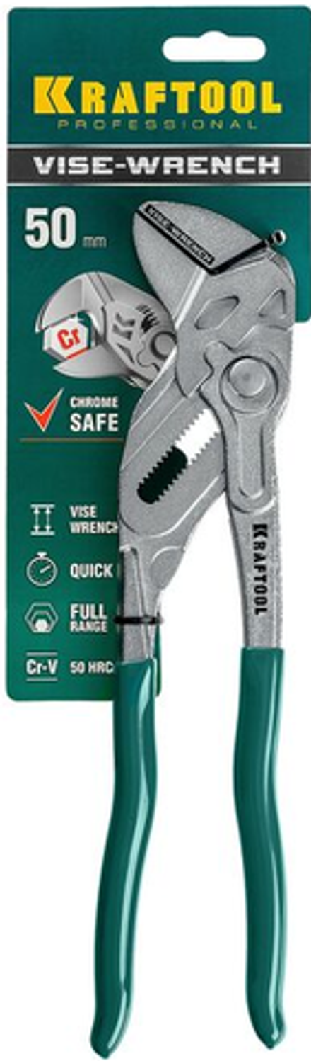 Клещи переставные "KRAFTOOL" гаечный ключ Vise-Wrench, 250 мм