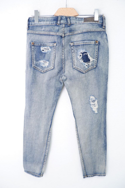 Джинсы Mango с рваным эффектом 42 размер