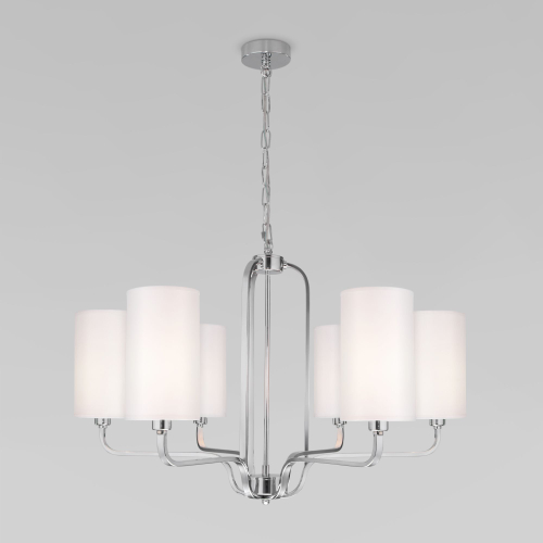 Классическая подвесная люстра 60128/6 хром