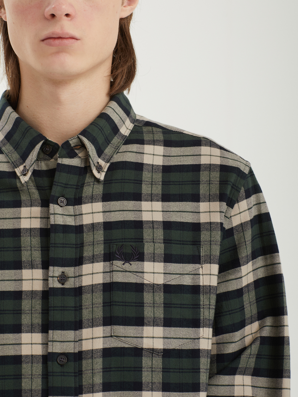 Мужская Рубашка Brushed Twill Tartan