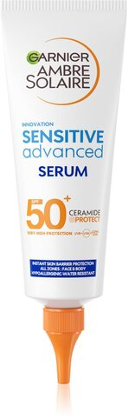 Garnier Ambre Solaire Sensitive Advanced - защитная сыворотка для тела /  SPF 50+ 125  ml  / GTIN 3600542512794