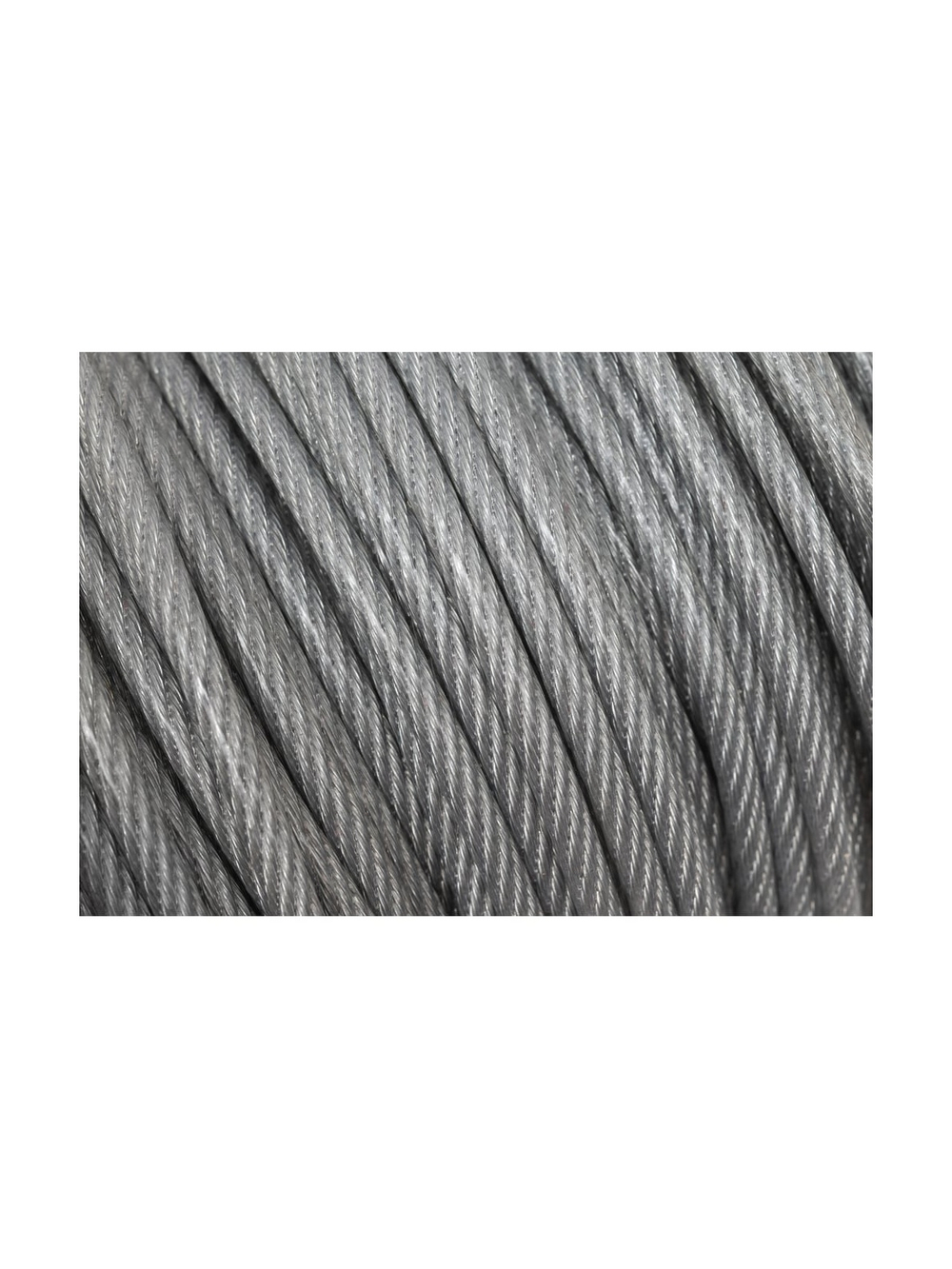 Стальной трос Gigant DIN 3055 5/6мм в ПВХ оплетке цинк 100м GSC-003