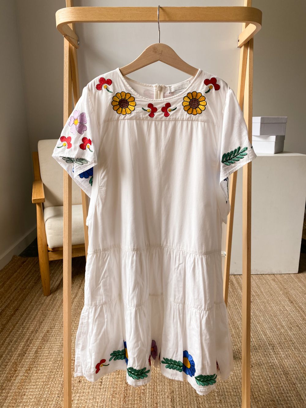 Хлопковое платье Stella McCartney, 152