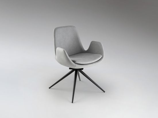 Zuna Кресло поворотное светло-серое