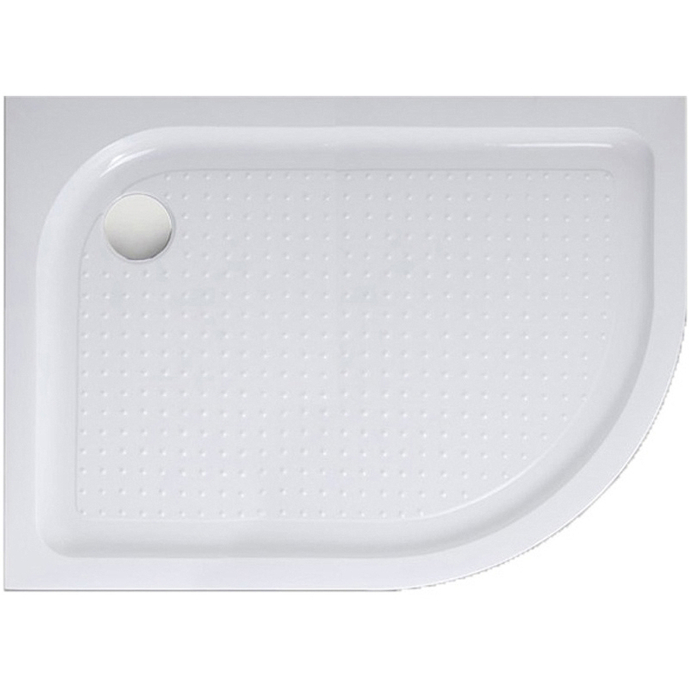 Акриловый поддон для душа BelBagno Tray 100x80 L TRAY-BB-RH-100/80-550-15-W-L Белый