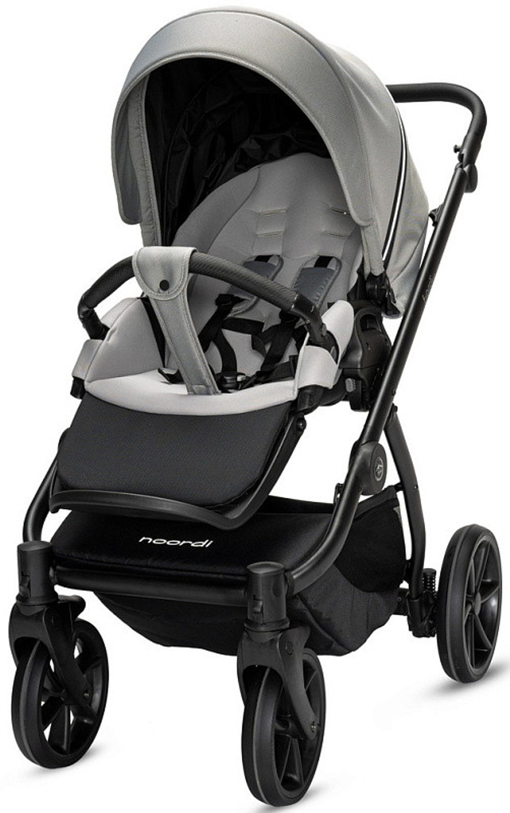 Детская коляска Noordi Fjordi V2 3 в 1 с автокреслом Terra Edusky Black 1462814 Grey