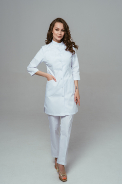 Халат медицинский женский | Х-224/2 3/4 клеон проф