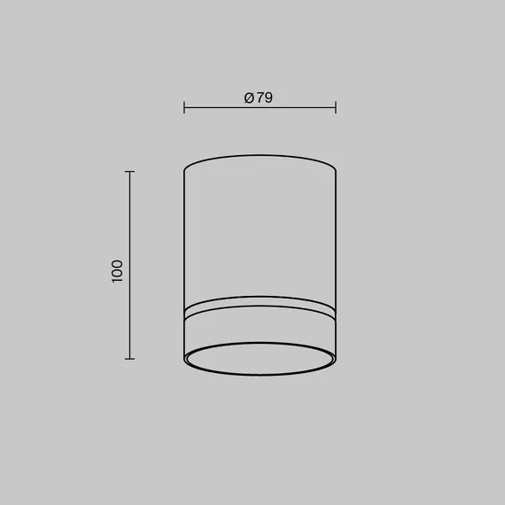 Потолочный светильник Орло / Orlo 9 Вт 4000 К 120° Technical c085cl-9w4k-b