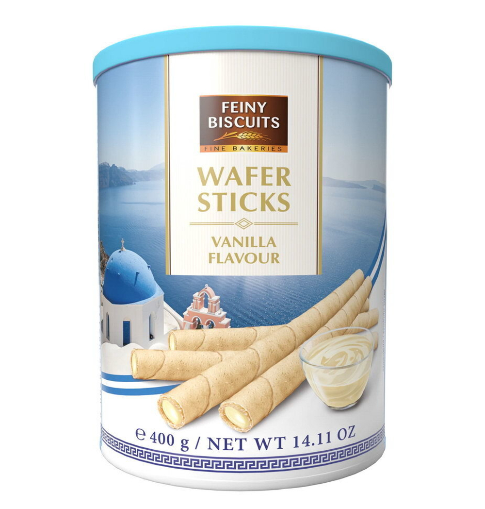 Вафельные трубочки с ванильной начинкой «WAFER STICKS» FEINY BISCUITS