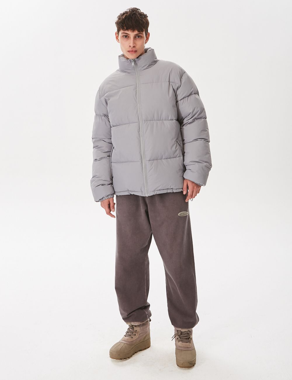 Пуховик ZNY Basic Серый