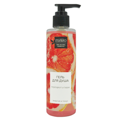 Гель для душа Mi&Ko Грейпфрут и табак 200 мл