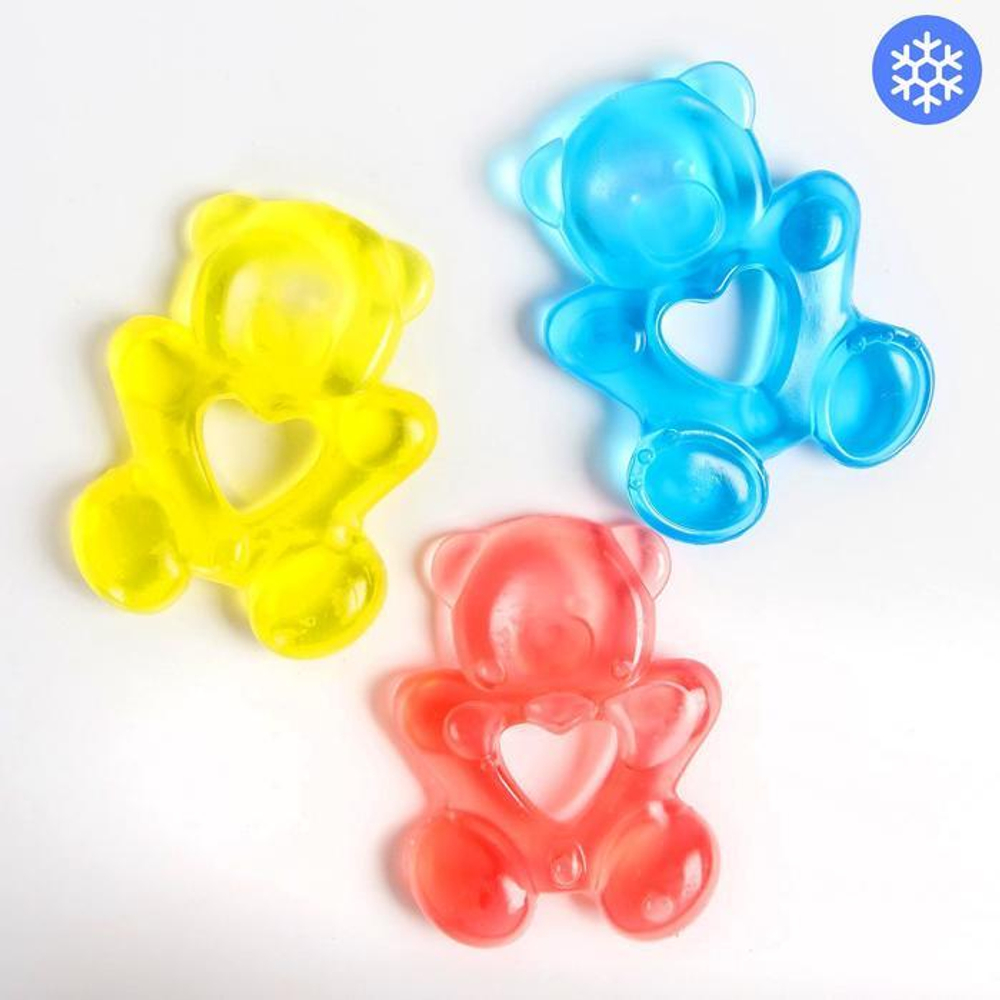 553303 Прорезыватель охлаждающий «Мишка», цвет МИКС