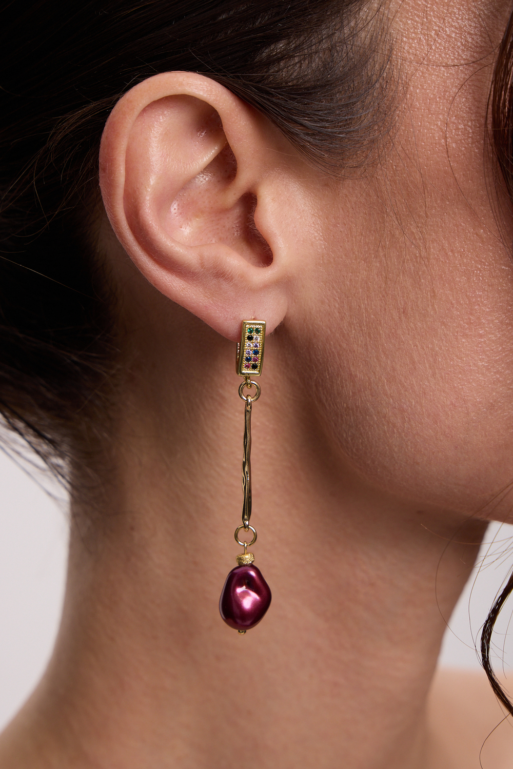91004078 Серьги Selena Pearls