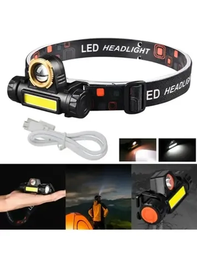 Фонарь налобный светодиодный аккум HT-772