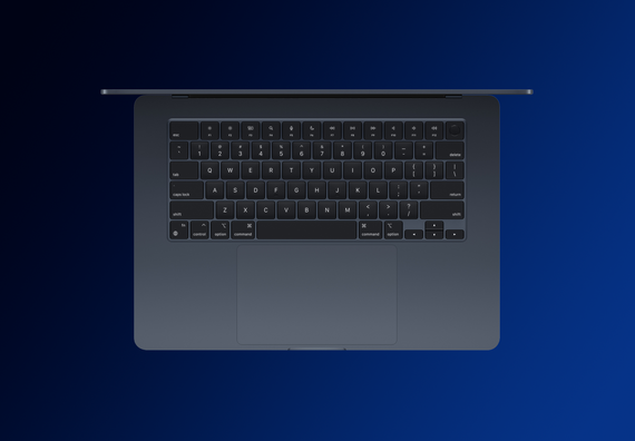 Ноутбук Apple MacBook Air 15&quot; (M2, 8 Gb, 256 Gb SSD) Темно-синий (MQKW3)