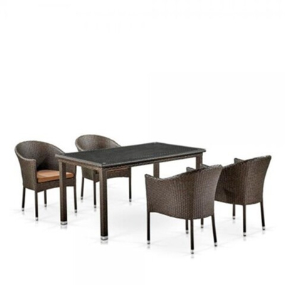 Комплект садовой мебели T256A/Y350A-W53 4PCS Brown
