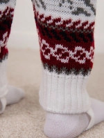 Рейтузы вязаные с орнаментом