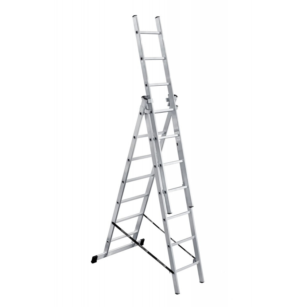 Лестница алюминиевая 3 секционная  3*6  UFUK PRO 411306