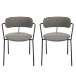 Комплект из 2-х стульев Ant букле серый