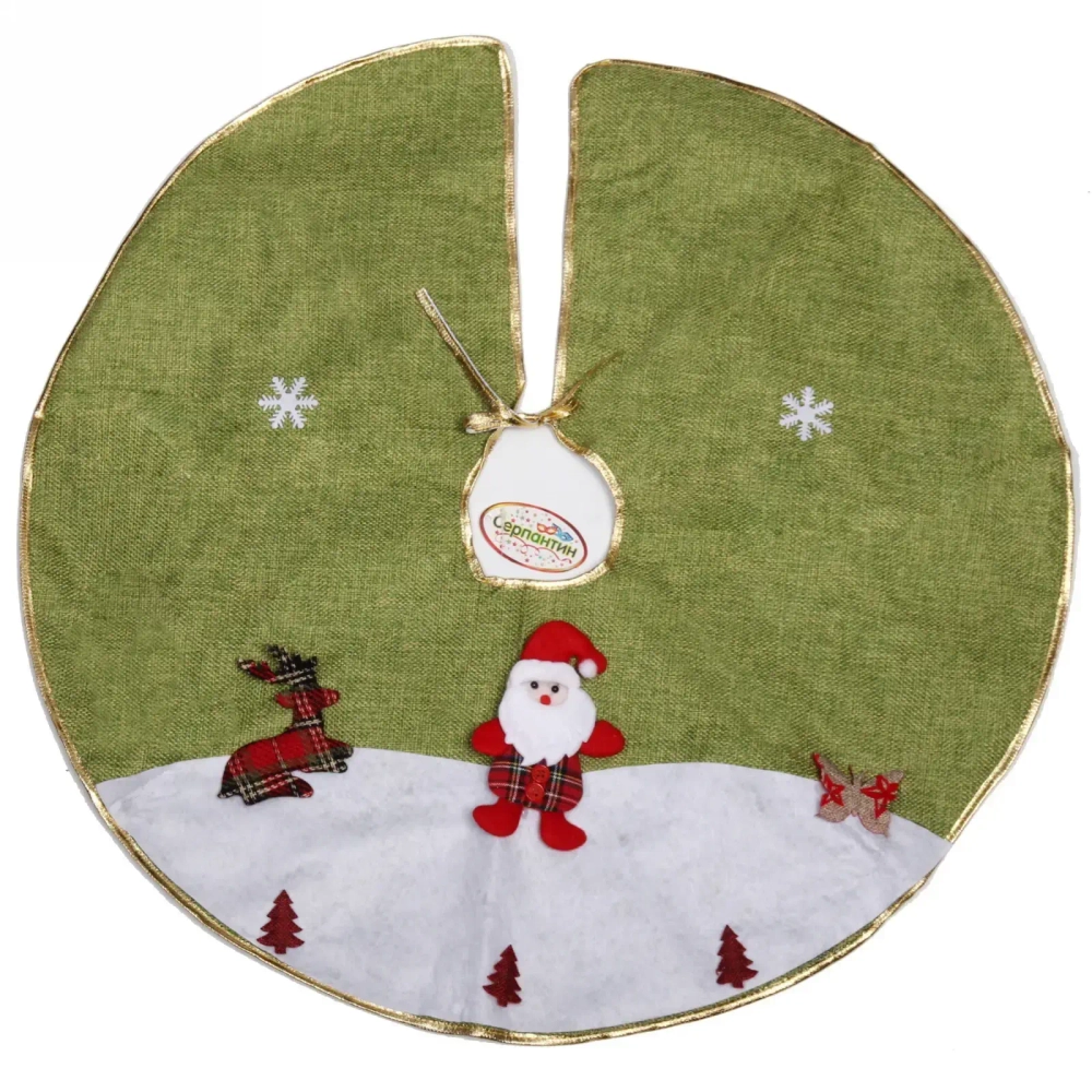 Коврик под ёлку JOLLY «Зимний лес» d-70 см