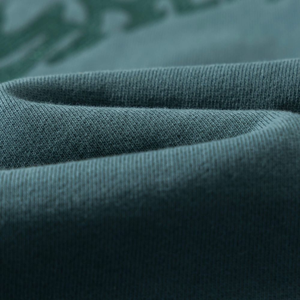 Худи YMKASHIX PUFF Half Zip Серо-Зеленый