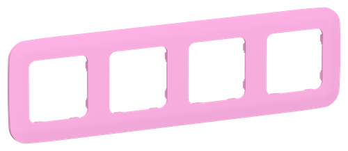 FLITE Рамка 4-местная РУ-4-А-ФлПр пурпурный IEK