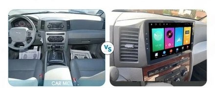 Магнитола для Jeep Grand Cherokee 2004-2007 - Redpower 85415 PRO/PROmax ТОП звук, 2K QLED, Android 14, CarPlay, 4G SIM-слот